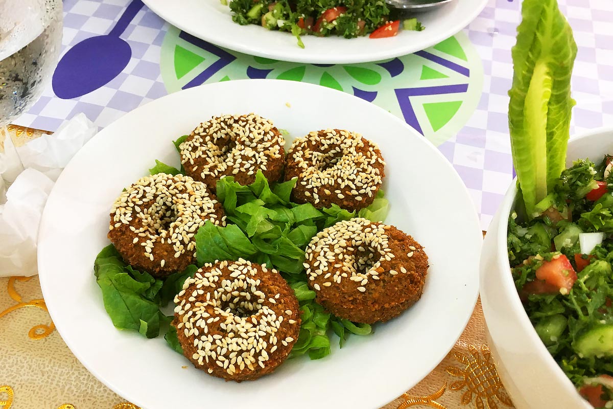  Falafel served at Al-Sham  - Halal restaurant in Ho Chi Minh City - Yallavietnam